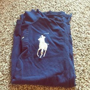 Boys L royal blue Ralph Lauren polo short sleeve